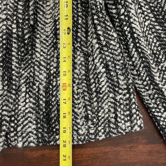 CAbi Size 4 Over The Moon Wool Tweed Osprey Mockingbird Moto Jacket Coat 529 - Picture 10 of 11